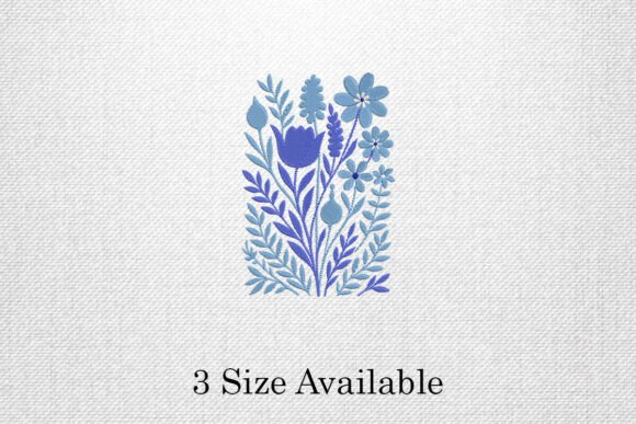 Floral Bouquet Machine Embroidery File